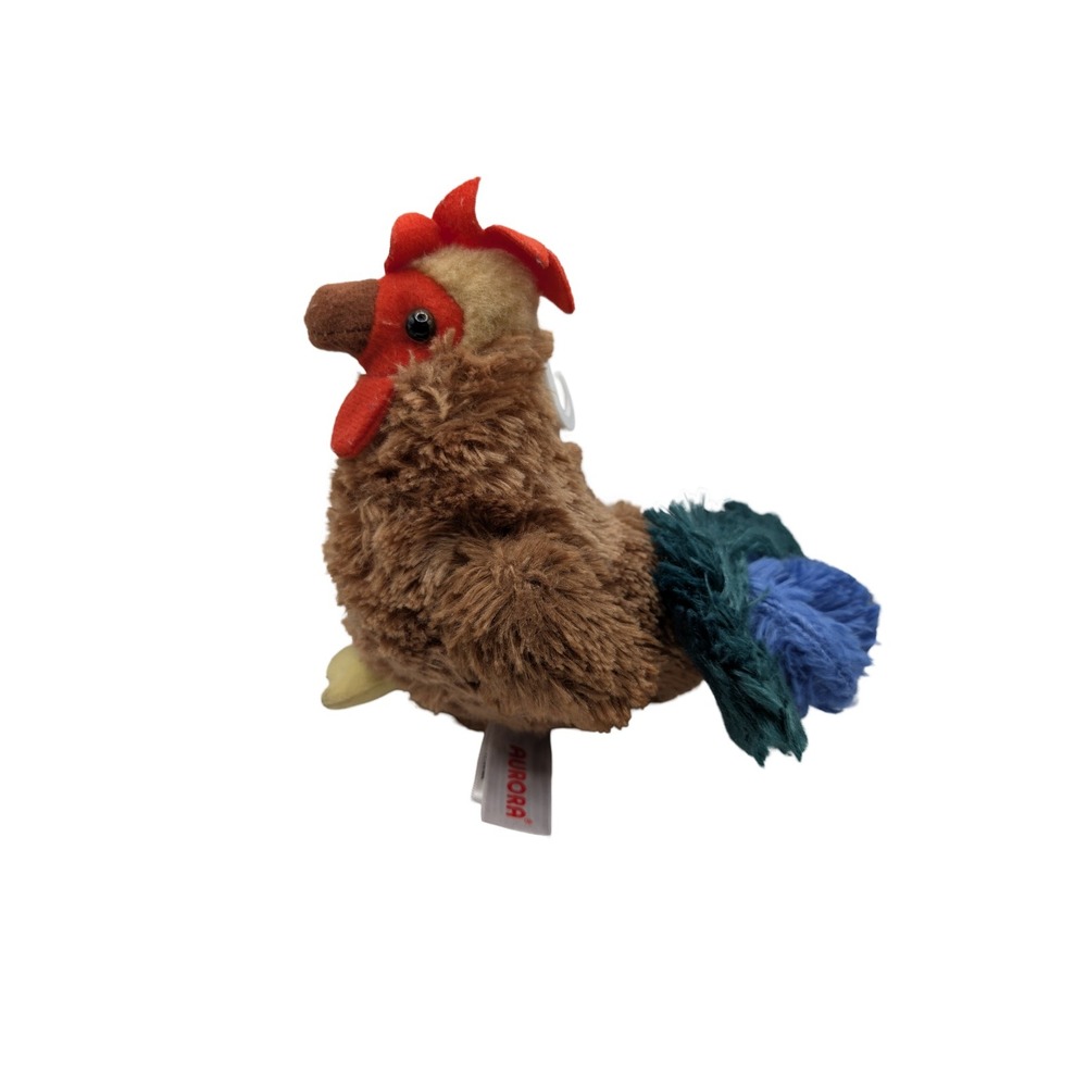 ⭐ Aurora Plush Chicken Rooster | Farm Animal Stuffed Toy | 6" ⭐